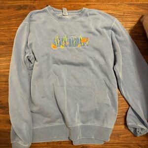 Santa Barbara Stylish Blue Sweatshirt